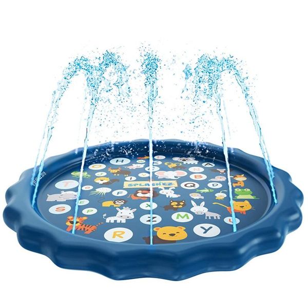 

inflatable floats & tubes 170cm kids pvc water spray pad round splash play pool playing sprinkler mat yard outdoor fun swimming pools