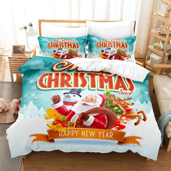 

bedding sets 3d christmas set  duvet cover bed cotton bedroom