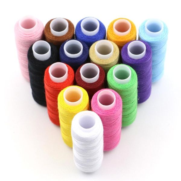 

yarn 24 color sewing thread household hand machine threads, Black;white