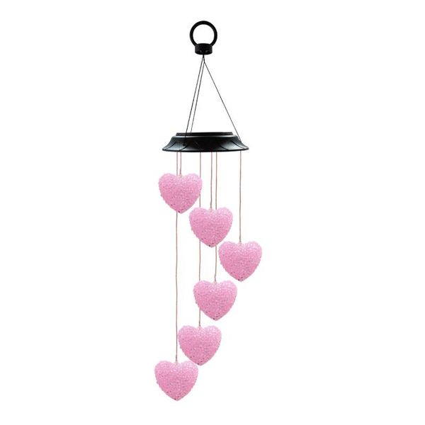 

solar wind chime lamp led garden decoration colorful lawn outdoor hanging kids room decor decorative objects & figurines
