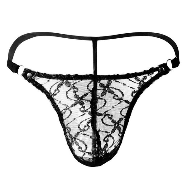 

women's panties 2021 lace women transparent low-waist underpant hollow out thong female seamless g-string underwear lingerie #w5, Black;pink