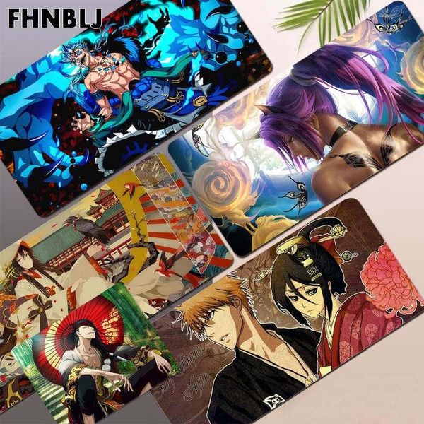 

mouse pads & wrist rests fhnblj japanese bleach anime vintage cool gamer retail small rubber mousepad size for csgo game player deskcomp
