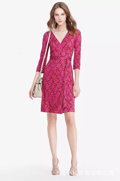 

dress 2021 print spring and summer wrap skirt floral slim fashion, White;black