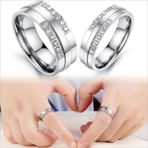 

wedding rings elegant roman zircon lovers ring, Slivery;golden