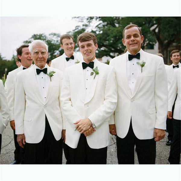 

men's suits & blazers latest design shiny yellow men slim fit wedding groom tuxedos 2 pieces formal two-button prom party jacket+pants, White;black