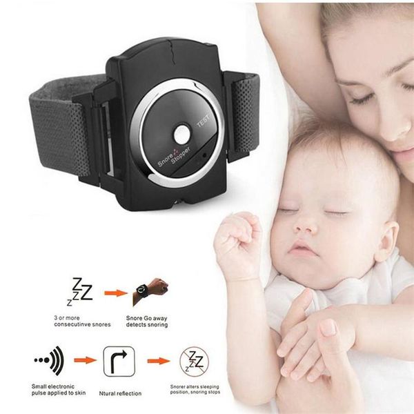 

electric anti snoring device sintelligent snore wristband watch for battery 40#41 nose & ear trimmers