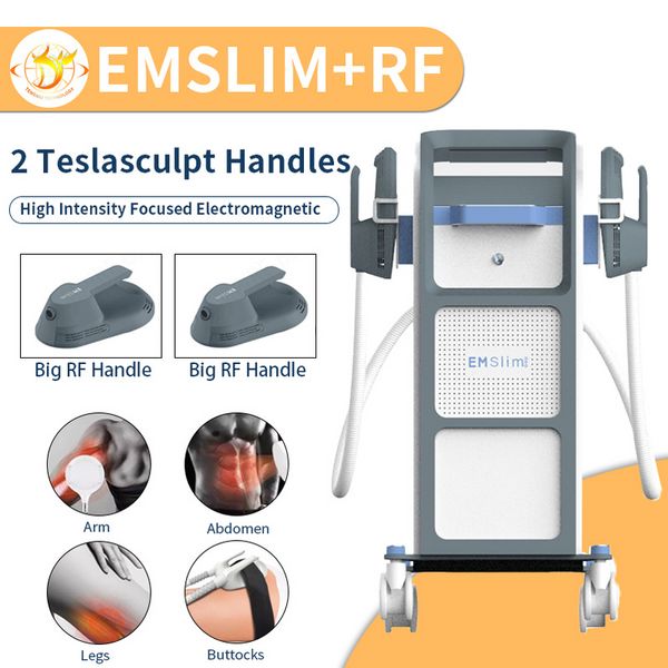 

foot massager 2 handles emslim rf ems slim electromagnetic muscle building fat burning machine ultrashape