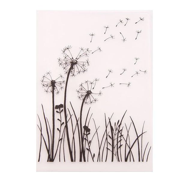 

craft tools 2021 dandelion flowers embossing folders for papers po making cards supplies diy 3d plastic scrapbooking cutting dies