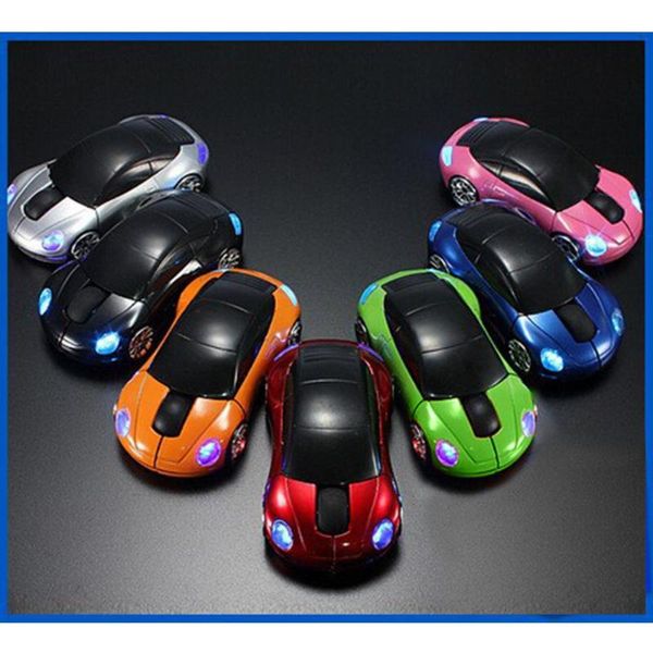 

mice creative 2.4g car shaped mini ultra thin wireless game mouse