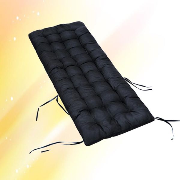

cushion/decorative pillow thicken universal recliner rocking chair mat rattan cushions seat cushion tatami floor (black)