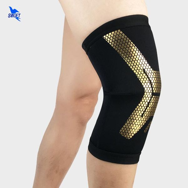 

neoprene knee pads compression keep warm patella protector support elastic sports pad volleyball cycling basketball sleeve elbow &, Black;gray