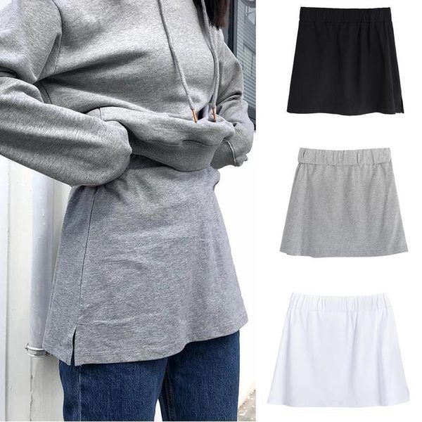 

underskirt fashion net fake polyester women skirt two pieces bottm office slip petticoat, Black