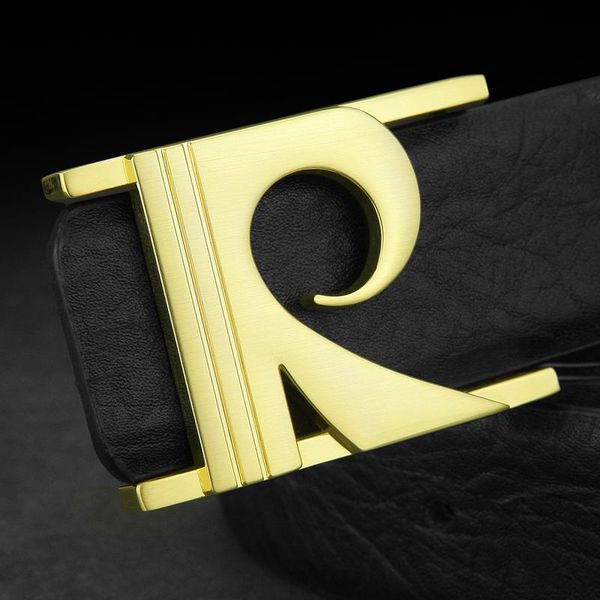 

belts belt men r letter genuine leather designer black waist strap casual cowskin full grain cintos masculinos, Black;brown