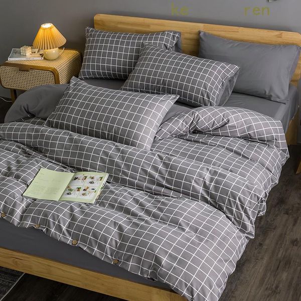 

japanese button lattice bedding set twin bed home soft single family  size double for sets