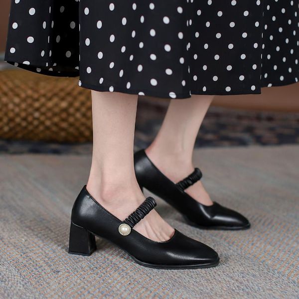 

dress shoes beige high heels african 12cm roman rome slides pu rubber hoof rubbe, Black