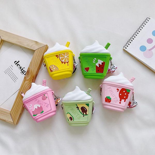

diaper bags children's small bag creative ice cream fruit picture cute one-shoulder messenger little girl trend coin purse accessory