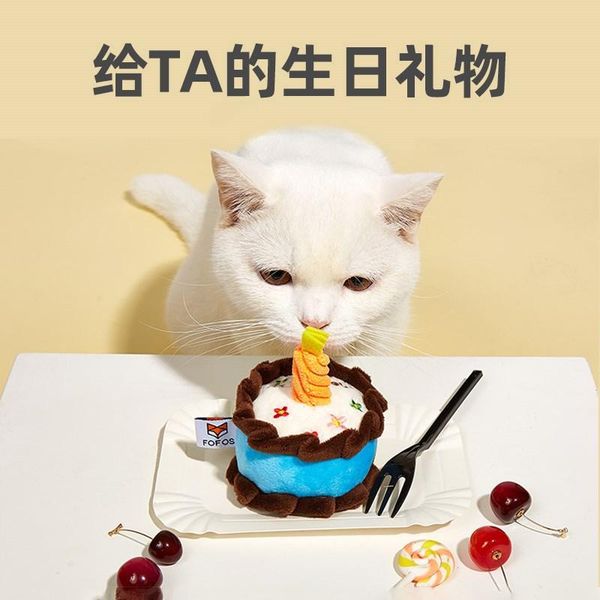 

cat beds & furniture birthday toys can bite and grind their teeth to relieve boredom sound from hi mint cake pet