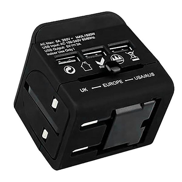 

smart power plugs worldwide travel socket multifunctional conversion with 3usb for fast charging