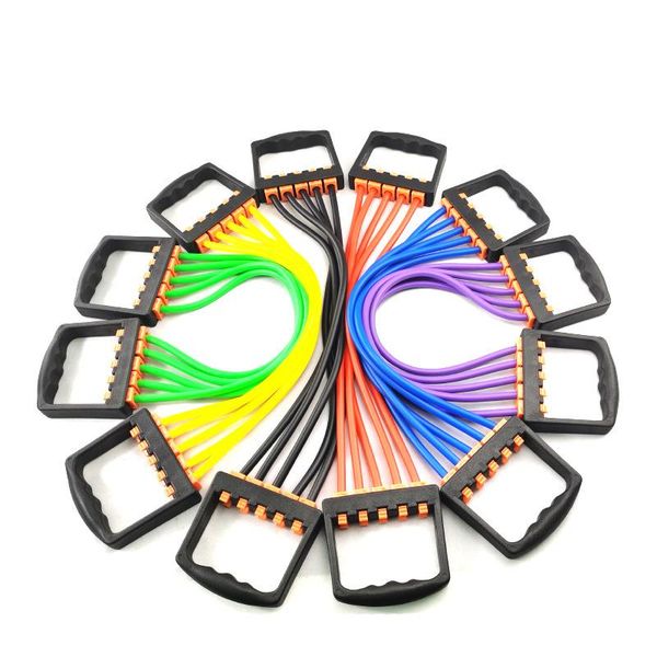 

resistance bands five pipe multifunctional rope yoga exercise equipment tensile belt elastic gym home bodybuilding