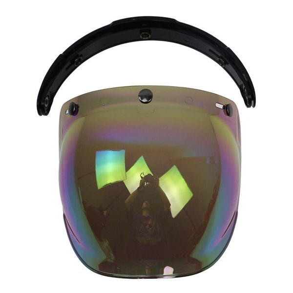 

motorcycle helmets professional helmet bubble shield uv400 protection do it your self 3/4 jet glass