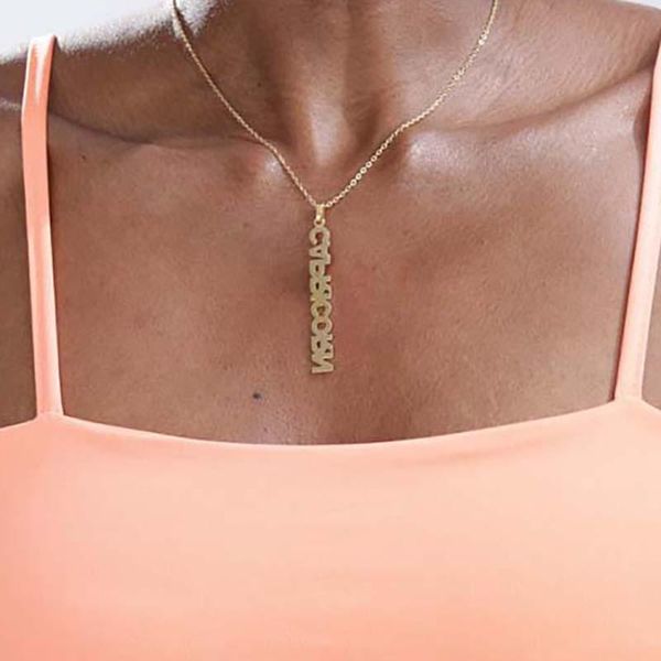 

chains 12 constellation necklace zodiac signs gold color stainless steel letter pendant clavicle chain birthday gift for women, Silver