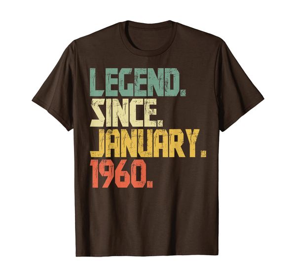 

60 years old Gifts Shirt- Legend Since January 1960 T-Shirt, Mainly pictures