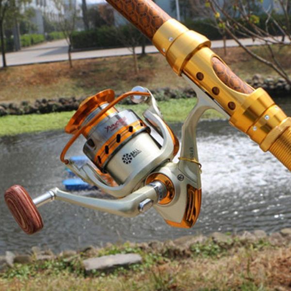 

spinning fishing reels ef2000/ef4000/ef5000 with line cup series metal reel boat rock lightest handle wheel baitcasting