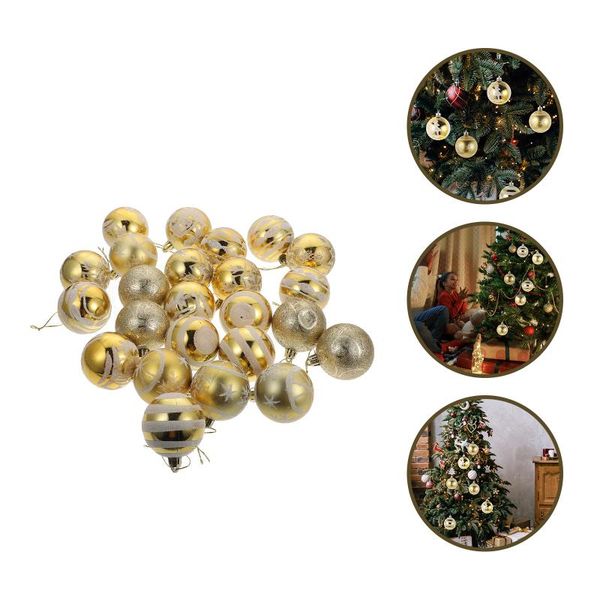 

party decoration 24pcs christmas balls tree ornaments festival supplies