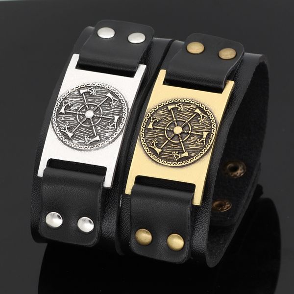 

viking axe odin bracelet fashion men's metal bracelet, Silver