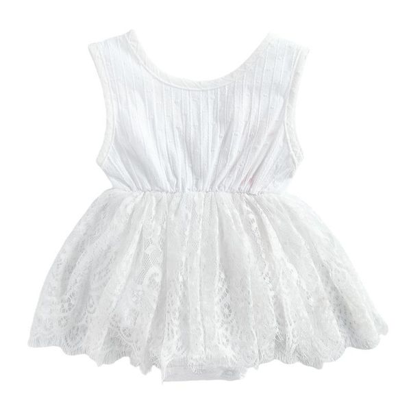 

jumpsuits baby girl's romper, sleeveless tulle bodysuit one-piece suit for birthday party pography, Blue