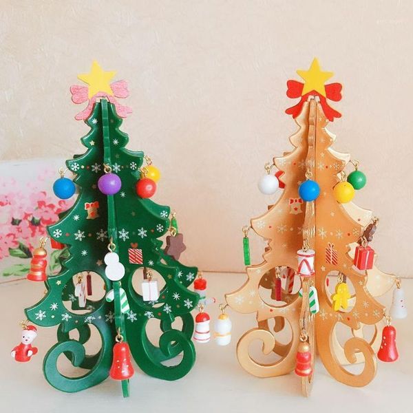 

christmas decorations gifts wooden tree ornaments small pendants