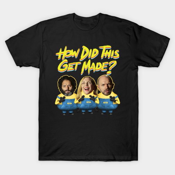 

how did this get made t-shirt size s-5xl, White;black