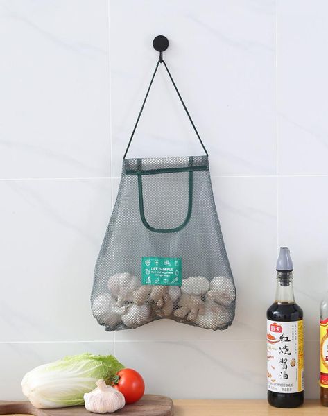 

fruit and vegetable net bag pepper onion garlic storage keep fresh save space sundry hanging kitchen accessories bags