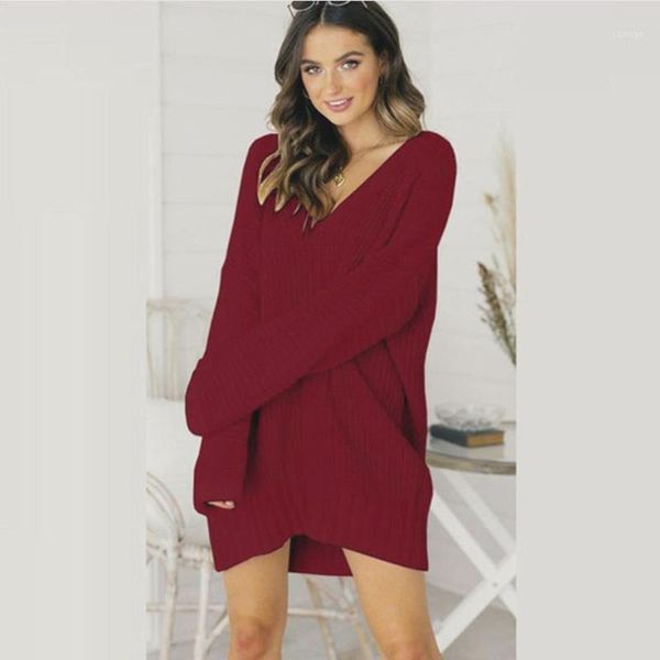 

women's sweaters women deep v-neck solid oversized long sleeve casual loose plush female jumpers pullover #j3, White;black