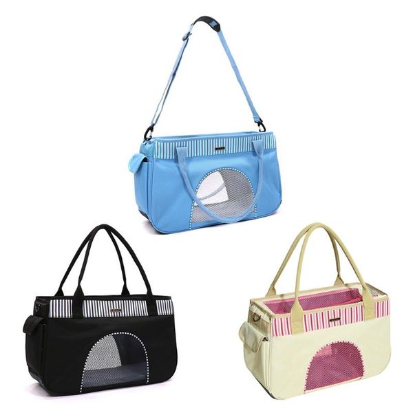 

cat carriers,crates & houses lightweight mesh window pet carrier handbag breathable multifunctional leisure travel carring bag for small dog
