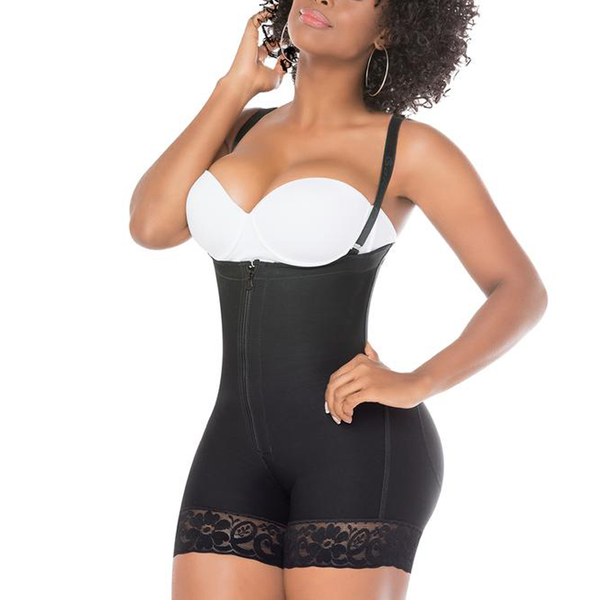

women's shapers shapewear latex waist trainer tummy control body shaper fajas colombianas bodysuit weight loss strapless slimming, Black;white