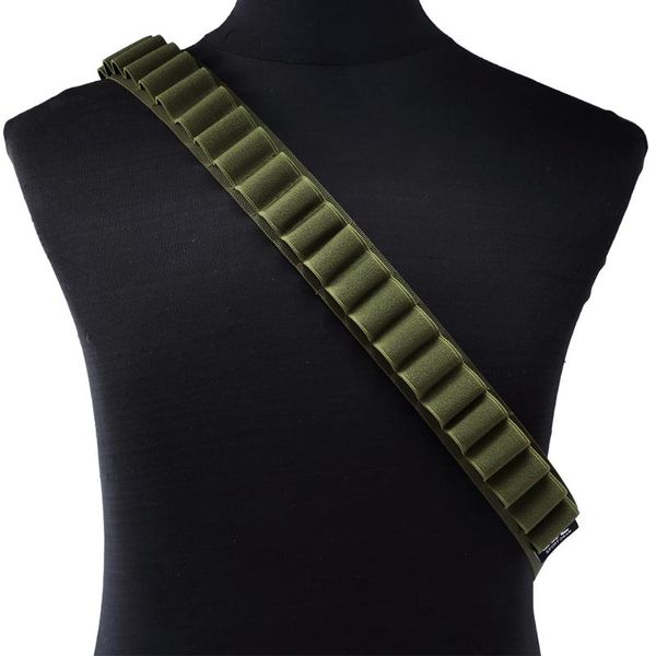 

cords, slings and webbing 26 round 55'' 12ga gun bandoliers belt ammunition holder or 8 ammo carrier loop tactical hunting cartrid