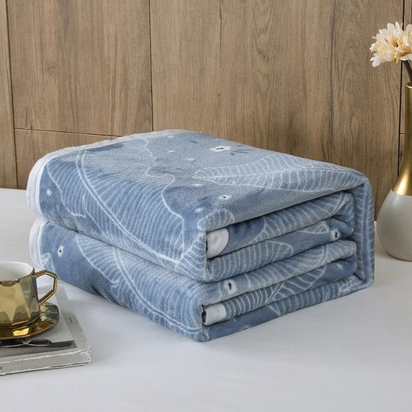 

blankets soft coral fleece blanket four seasons ferret thicken warm flannel for office sofa bedroom home decor