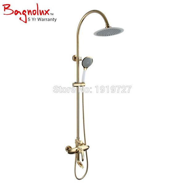 

vidric promotion wholesale luxurious bathroom cold and shower system with round rain head hand showe sets