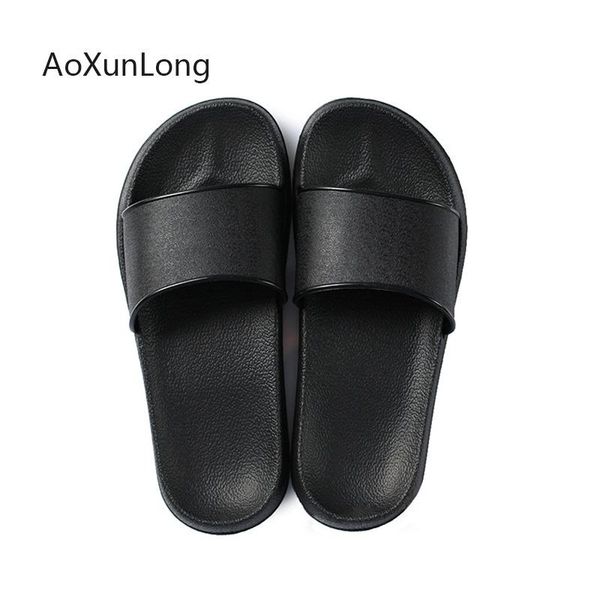 

slippers summer home women slides bathroom lovers shoes leisure outdoor beach flip flops woman sandals flats jelly shoe, Black