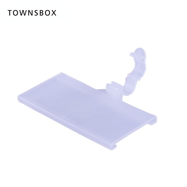

supermarket retail wire shelf label holder upc price tag card ticket display strong easy clip tight snap lock closure | loripos