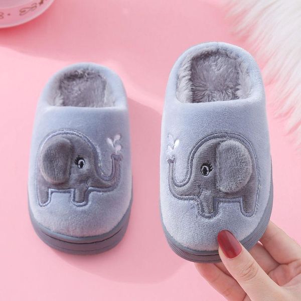 

arrival trendy elephant indoor fur shoes girls ladies short plush slippers female cute fuzzy slides, Black