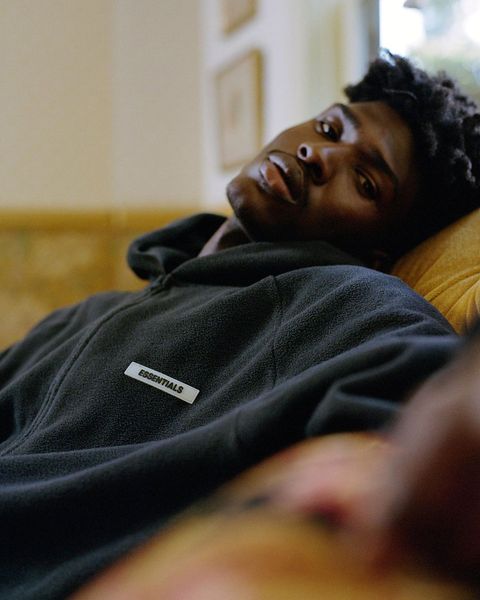 

double line street hoodies designer polar fleece zipper hooded sweater coat for men and women 21fw simple warm casual, Black