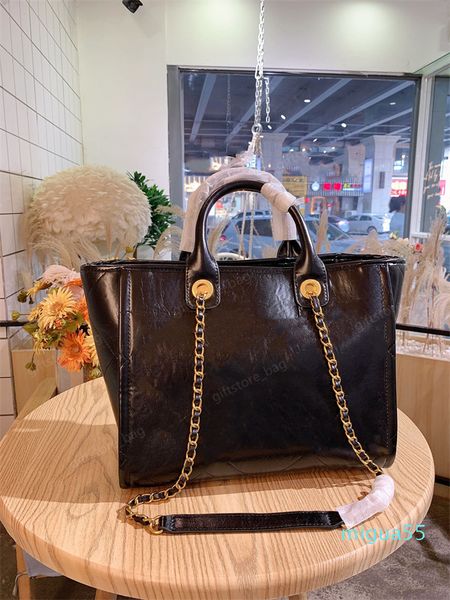 

luxury ladies handbag designer messenger wallet shoulder bag fashion large handbagmetal chain