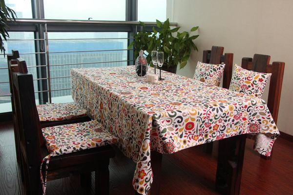 

cushion/decorative pillow listing printed cotton cushion home textile floral tablecloths and chairs kit