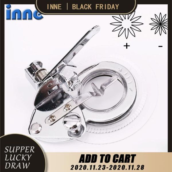 

sewing notions & tools inne flower stitch attachment fits low shank machines parts accessories press foot 3700l presser feet snap-on diy1, Black