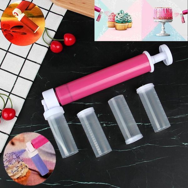 

cake spray gun airbrush coloring sprayer duster manual watering can decorating baking tools kitchen accessories & pastry