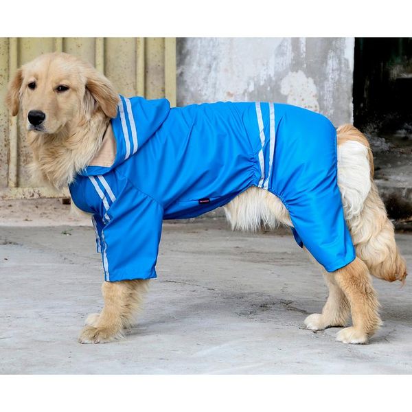 

dog apparel raincoat for dogs waterproof coat reflective clothes large labrador 5 sizes