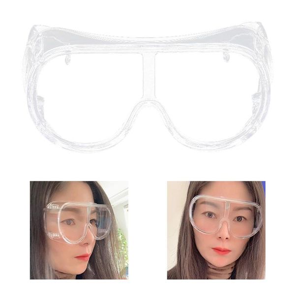 

outdoor eyewear dust-proof safety goggle wind-proof anti-splash work lab eye protection industrial research glasses clear lens