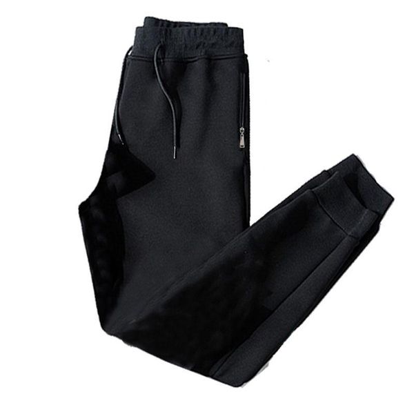 

men's pants 2021 mens sweatpants autumn winter man gyms fitness bodybuilding joggers camouflage workout trousers casual cotton pencil, Black